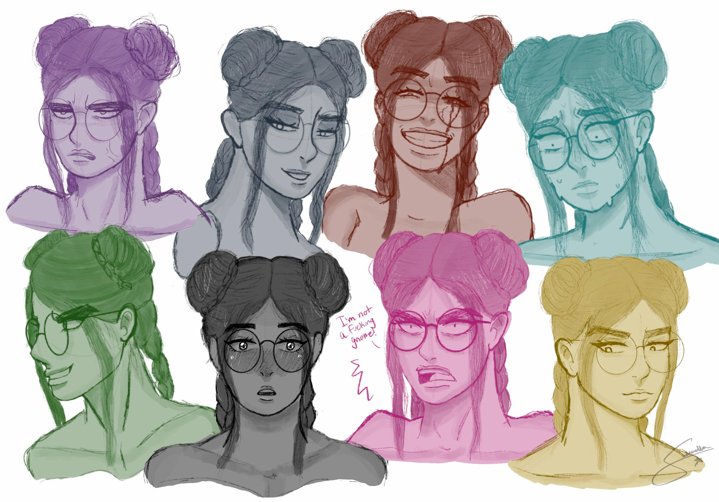 Expression Sketch Study Expression Sketch Study