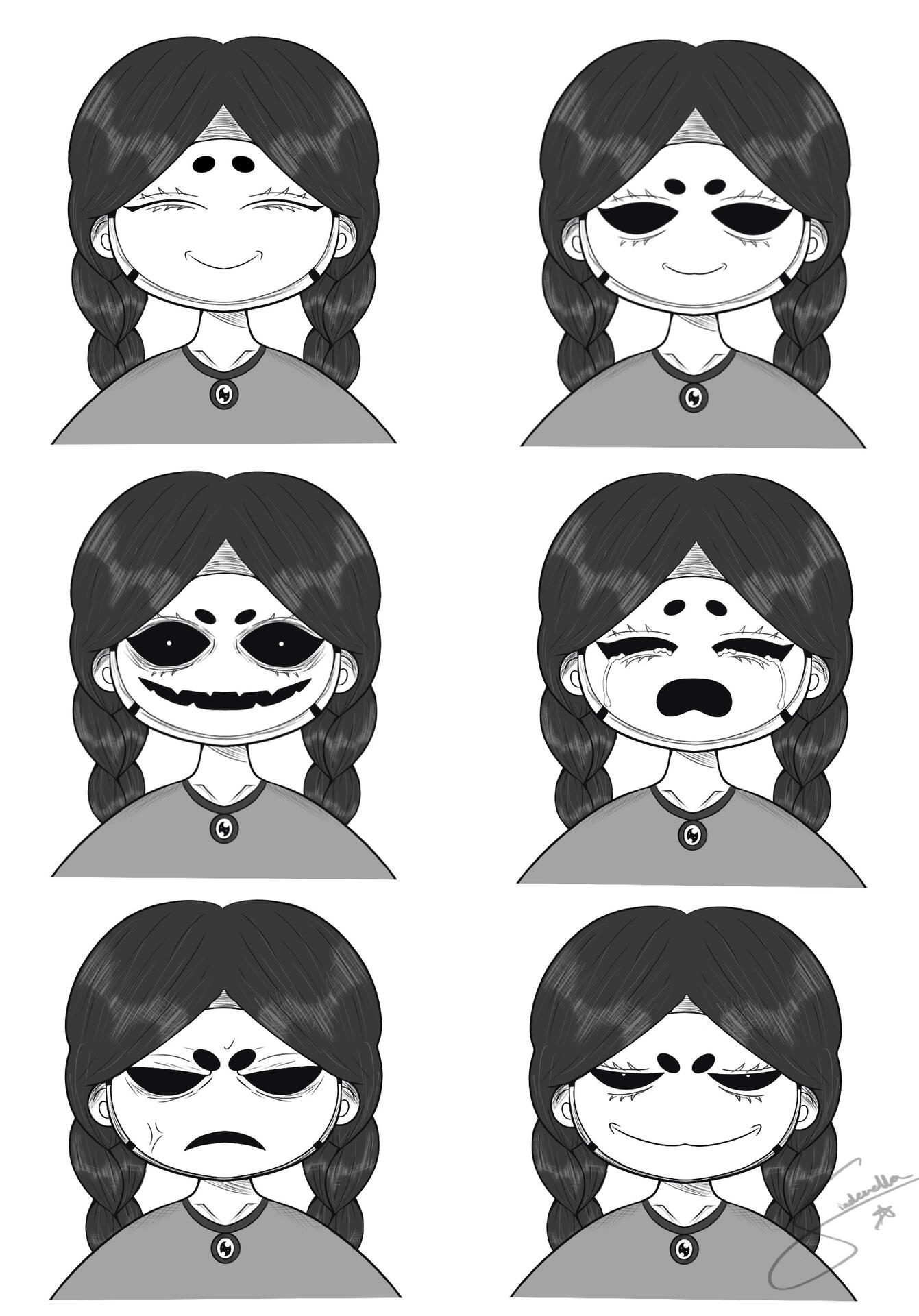 Expression Sheet: Memento